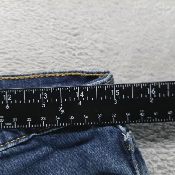 Levis 511 Jeans Mens 30x30 Blue Slim Straight Mid Rise Dark Wash Stretch Denim - Picture 3 of 9